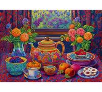 Ravensburger Time for Tea - 300 Piece Jigsaw Puzzle for Adults and Kids Age 9 Years +