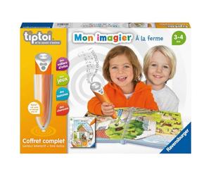 Ravensburger - tiptoi®- Complete interactive reader set + Book My Imager on the Farm - Electronic educational game, without screen - For ages 3 and up - French version - 00 035