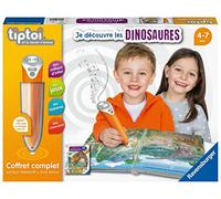 Ravensburger - tiptoi® Complete Set Interactive Reader + Book Je Discover Les Dinosaurs - Electronic Educational Game - No Screen - For Ages 4+ - French Version - 00 143