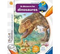 Ravensburger - Tiptoi® - Interactive Book - Je dédiscover Les Dinosaurs - Electronic Educational Game - No Screen - For Ages 4 and Above - French Version - 00145