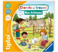 Ravensburger - tiptoi® - Interactive Book - Search and Find - My Animals - Electronic Educational Game without Screen - For Ages 2+ - French Version - 13099046