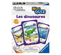 Ravensburger - Tiptoi® Mini Quiz interactive game - Dinosaurs - Educational electronic games without screen in French - Children from 6 years old - 00 085