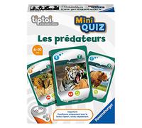 Ravensburger tiptoi® Mini Quiz Interactive Game - Predator - Electronic Educational Games without Screen - Children from 6 Years - 00086