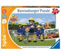 Ravensburger tiptoi Puzzle 00139 Puzzle for Little Explorers: Fireman Sam, Children's Puzzle for Children from 4 Years, for 1 Player