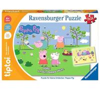 Ravensburger tiptoi Puzzle 00163 Puzzle for Little Explorers: Peppa Pig, Children's Puzzle for Children from 4 Years, for 1 Player