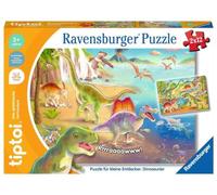 tiptoi® Puzzle für kleine Entdecker: Dinosaurier - 2x12 Teile