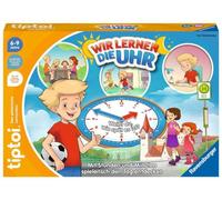 Ravensburger tiptoi Spiel 00126 - Wir lernen die Uhr - Interactive Educational Game from 6 Years, with Digital and Analogue Clock to Set Yourself
