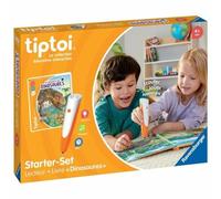 Ravensburger - tiptoi® - Starter Set - Reader + Book 'Je découvures les dinosaures' - Electronic Educational Game without Screen - For Ages 4 and Above - French Version - 00175
