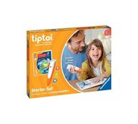 Ravensburger - tiptoi® - Starter Set - Reader + Book 'L'encyclopédie des p'tits curieux' - Electronic educational game without screen - For ages 4 and above - French version - 00176