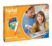 Ravensburger - tiptoi® - Starter Set - Reader + Book 'L'encyclopédie des p'tits curieux' - Electronic educational game without screen - For ages 4 and above - French version - 00176