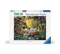 Ravensburger Tranquil Tigers 1500 Piece Jigsaw Puzzle for Adults - 12000696 - Handcrafted Tooling Made in Germany Every Piece Fits Together Perfectl