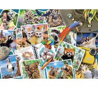 Ravensburger Traveller's Animal Journal 1000 Piece Jigsaw Puzzles for Adults and Kids Age 12 Years Up