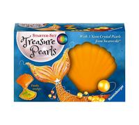 Ravensburger Treasure Pearls Starter Set Funky Orange Neon 3 Swarovski Pearls