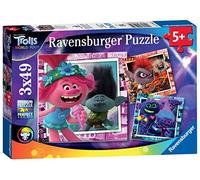 Ravensburger Trolls 2 World Tour, 3X 49pc Jigsaw Puzzles