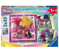 Ravensburger Trolls 3 x 49 Pieces Puzzle for Kids Age 2 Years Up