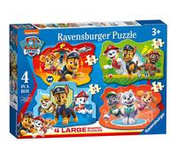 Ravensburger UK 3028 Ravensburger Paw Patrol 4 Large Shaped Jigsaw Puzzles (10,12,14,16pc),