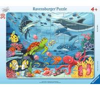 Ravensburger Children's Puzzle - Down in the Sea - 30-48 Pieces Frame Puzzle for Children from 4 Years