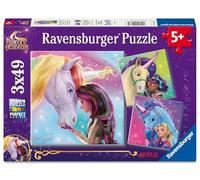 Ravensburger Unicorn Academy 3x 49 Piece Jigsaw Puzzles for Girls Age 5 Years Up