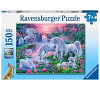 Ravensburger Unicorns in Sunset Glow 150 piece Jigsaw Puzzle with Extra Large Pi