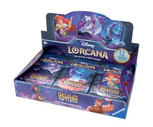 Ravensburger - Ursula's Return Pack Ursula Disney Lorcana Trading Card Game: Set 4 Display with 24 Booster Packs (11098342)
