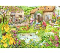 Ravensburger Valley Farm Cafe by Anne Searle 1000 piece jigsaw puzzle