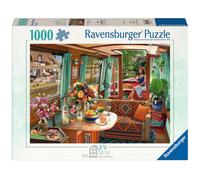 Ravensburger View From My Window Canal Boat 1000 Piece Jigsaw Puzzle Adult
