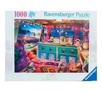 Ravensburger View from My Window No. 2 Campervan 1000 Piece Jigsaw Puzzle for Adults & Families. Artwork by artist Steve Read,