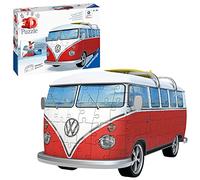 Ravensburger Volkswagen VW T1 Camper Van 3D Jigsaw Puzzle for Kids Age 8 Years Up - 162 Pieces [Amazon Exclusive] - No Glue Required