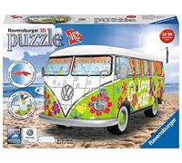 Ravensburger VW Camper Van Woodstock 50th Anniversary 162 piece 3D Jigsaw Puzzle for Kids age 8 years and up. These puzzles make ideal VW Camper Van Gifts
