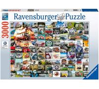Ravensburger 16018 99 VW Campervan Moments 3000 Piece Jigsaw Puzzle for Adults & for Kids Age 12 and Up