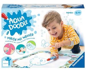Ravensburger - Weihnachten 4564 Aquadoodle Animals Water Painting Kit for Children from 18 Months + with Mat and Pen Included, Medium, 04565