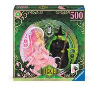 Ravensburger Wicked the Movie Round 500 Piece Jigsaw Puzzle for Adults and Kids, Elphaba and Glinda Design, Ages 10 Years and Up