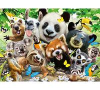 Ravensburger Wildlife Selfie 300 Piece Jigsaw Puzzle for Kids Age 9 Years and Up - Extra Large Pieces