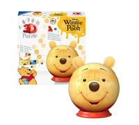 Ravensburger Winnie the Pooh with Ears 72-Piece Puzzle Ball - 3D Jigsaw Puzzle Toy for Kids & Adults, Fun and Educational Brain Teaser