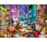 Ravensburger Winter Reading Nook 1000 piece Jigsaw Puzzle for Adults and Kids Age 12 and Up