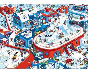 Ravensburger Winter Sports Stadium 200 Piece XXL Jigsaw Puzzle for Kids Age 8 Years + | Large Easy-to-Handle Pieces | Colourful Snow Sports Scene | Family Puzzle Game for Children