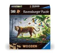 Wooden Puzzle - Tiger im Dschungel
