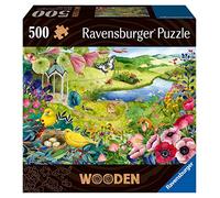 Ravensburger - Wildlife Garden - 500 Piece Wooden Jigsaw Puzzle