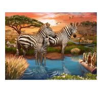 Ravensburger Zebra 500 Piece Jigsaw Puzzle for Adults - 12000365 - Handcrafted Tooling Made in Germany Every Piece Fits Together Perfectly