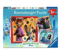 Ravensburger Zootopia 3 x 49 Piece Jigsaw Puzzles - Brand New & Sealed