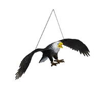 Ravensden Hanging Eagle Flying Rubber Figure - 28cm (2 colours, one sent at random)