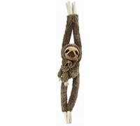 Ravensden Plush Soft Sloth Hanging with Baby 90cm