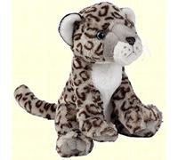 Ravensden Soft Plush Snow Leopard Sitting 25cm