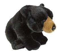 Ravensden Soft Toy Black Bear Sitting 28cm