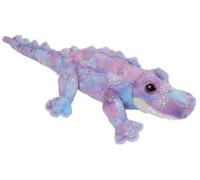 Ravensden Sparkly Plush Crocodile, 55cm, Pink and Blue