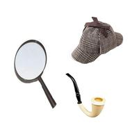 Raveparty Detective Costume, Detective Hat Set, Book Character costumes for World Book Day