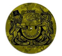 Ravers Coat of Arms Camo Acid House Dance Music Rave Techno DJ Slipmat