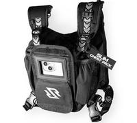 RaveRunner® Ski & Snowboard Chest Pack - Ski Chest Pack & Snowboard Chest Pack for Men, BLACK REFLECTIVE, L, Nowboard Chest Pack for Men | Chest Pack for Skiing & Snowboarding With Hydration Sleeve