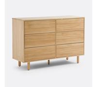 Ravi Chest of 6 Drawers in Solid Pine Pine