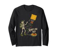 Ravi-Oh No Skeleton Hiker Ravioli Balloon Long Sleeve T-Shirt